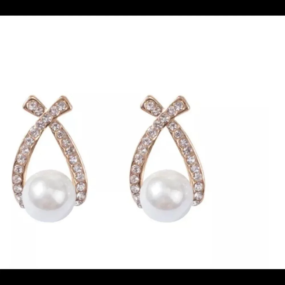 + Gold Diamond & Pearl Earrings